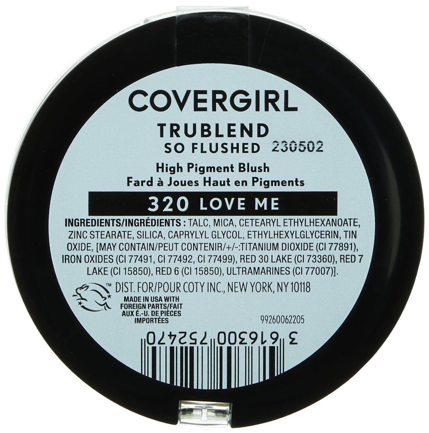 COVERGIRL Trublend So Flushed High Pigment Blush, Love Me, 0.33 Oz