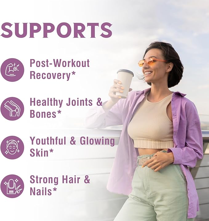 Multi Collagen Peptides Powder Type I II III V X, Hydrolyzed Collagen Protein for Women and Men, Skin, Hair, Nails and Joints, Unflavored, Non-GMO, Keto & GF, Zero Sugar, 45 Servings, 16oz