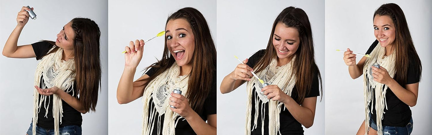 BEAUTISCOOP Duo Set Crisp White/Green Dual-Scoop Beauty Tool (8" & 11" Duo, White/Green)