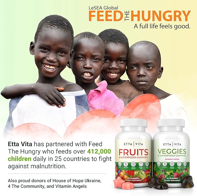 (120 Chews) Fruits and Veggies Supplement - Superfood Fruits and Veggies Gummies (9 Superfruits & 30 Veggies) Mushrooms, Fruit and Vegetable Vitamins, Non-GMO, Pectin-Based, Gluten-Free, No Capsules