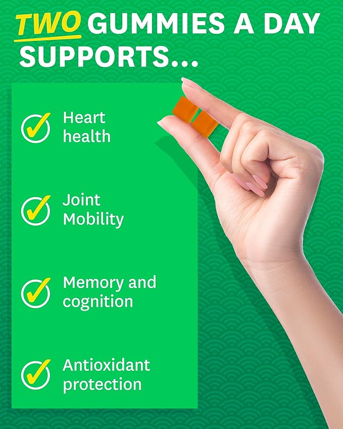 Zenwise Health Omega-3 Orange Tangerine Gummies 200mg Omega 3 DHA/EPAm 75mg Fish Oil Based Omega 3-6-9 for Heart, Brain,Joints, and Immune System Health - 30 Count