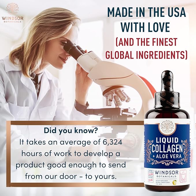 Colageno Hidrolizado para Mujer - Colágeno Líquido para Mujeres con Suplemento de Aloe Vera - 750MG Péptidos de Colágeno Marino 125mg Aloe Vera - Colágeno de Pescado Líquido - 60ml Gotas de Colágeno