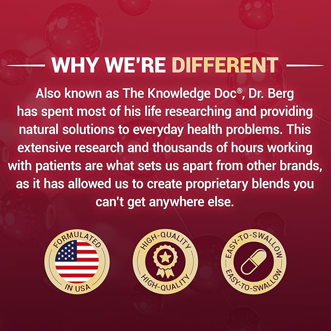 Dr. Berg Zinc 30mg Enhanced with Magnesium, Vitamin D3, Selenium, & Copper - Zinc Supplements for Men & Women - Chelated Zinc for Immune, Skin, Hair, & Nails Support* - 60 Capsules