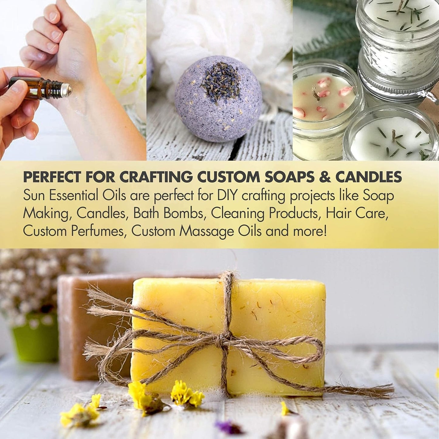 Sun Essential Oils 8oz Grapefruit Essential Oil - Aromatherapy Grapefruit Oil Bulk