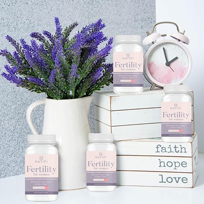 (2 Bottles Fertility Prenatal Vitamins Regulate Cycles Balance Hormones, Aid Ovulation. Conception Multivitamin for Women. 60 Caps Folic Acid, Myo Inositol, Vitex