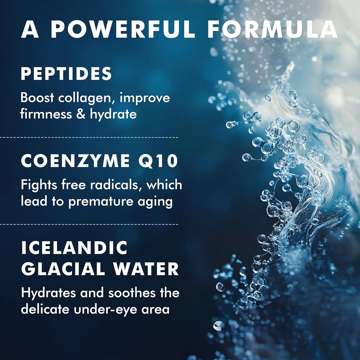 Skyn ICELAND Hydro Cool Firming Forehead Patches, 10 Minute Smoothing Treatment with Peptides and Hyaluronic Acid, All Skin Types, 4 Patches