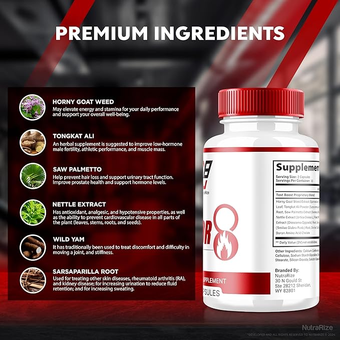 (2 Pack) Vigor 8 for Men, Vigor 8 Pills Male Enhancing Formula, Vigor Eight Supplement Capsules Test Boost, Vigor8 Stamina Booster Reviews Horny Goat Weed Tongkat Ali (120 Capsules)