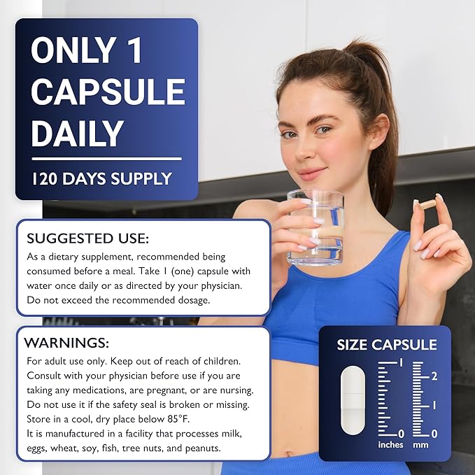 Methylated Multivitamin 550mg - Methylated B Complex, L-MTHF & B12 + TMG - for Men & Women - Methylation Support, Energy & Heart - Pharmaceutical Grade, Laboratory Tested - Made in USA - 120 Capsules