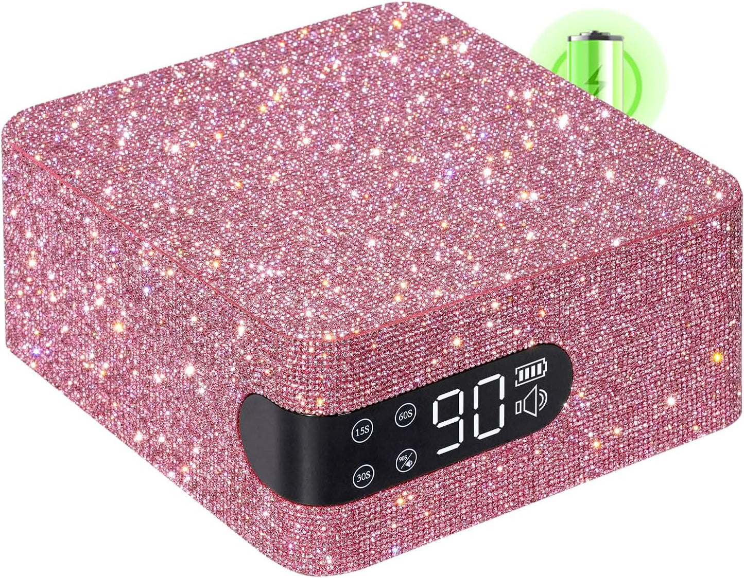 Cordless UV Nail Lamp for Gel Polish 96W,Rechargeable LED Nail Light Professional Nail Dryer with 4 Timer Setting,Touch Control & Auto Sensor,Fast Curing lamp for Salon & Home