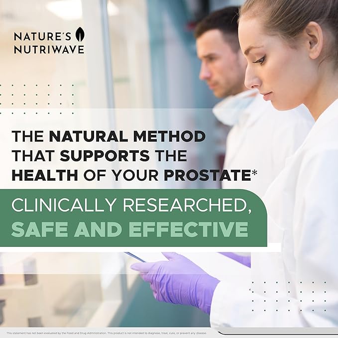 Nature's NutriWave Potent Stream Drops - Original Formula, Natural Prostate Supplements for men, bladder control supplements with Saw Palmetto - Reduce Bathroom Trips, Urinary Support - 6 Month Supply