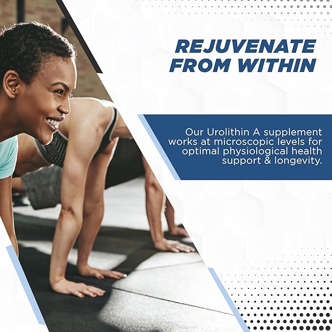 ProMito - Urolithin A Supplement - 500mg Pure Urolithin A Dietary Supplement for Men & Women - Good Alternative to NMN, NAD, CoQ10, Resveratrol & PQQ - Max Life Naturals, 28 Capsules