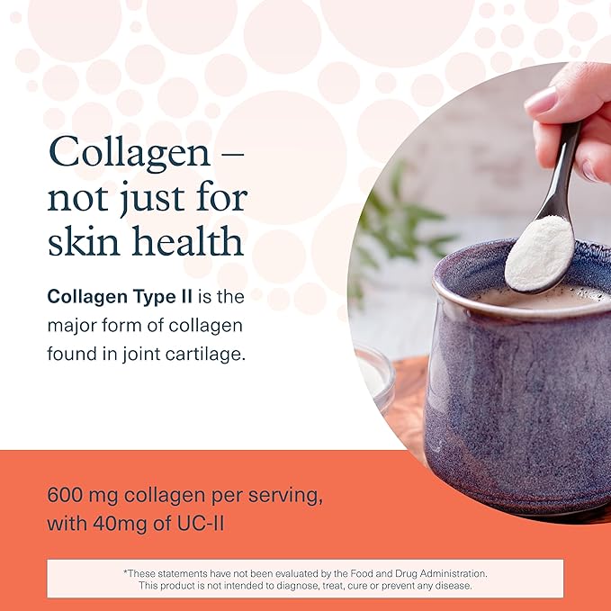 Youtheory Joint Complex with UC-II - Collagen Supplement for Men & Women with Boswellia Extract, Ginger & Turmeric - Offers Joint Support* - Dairy, Soy & Gluten Free - 60 Tablets