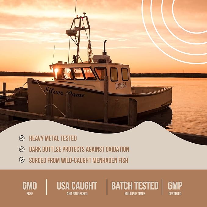 Wild Foods Fish Oil Omega 3 Supplements | 1600 mg | Highly-Potent: DPA, DHA, EPA | Burpless, Odorless, Non-GMO, Gluten Free | For Brain & Heart Health, Joint Support | 60 Capsules (1 pk) | 30 Servings