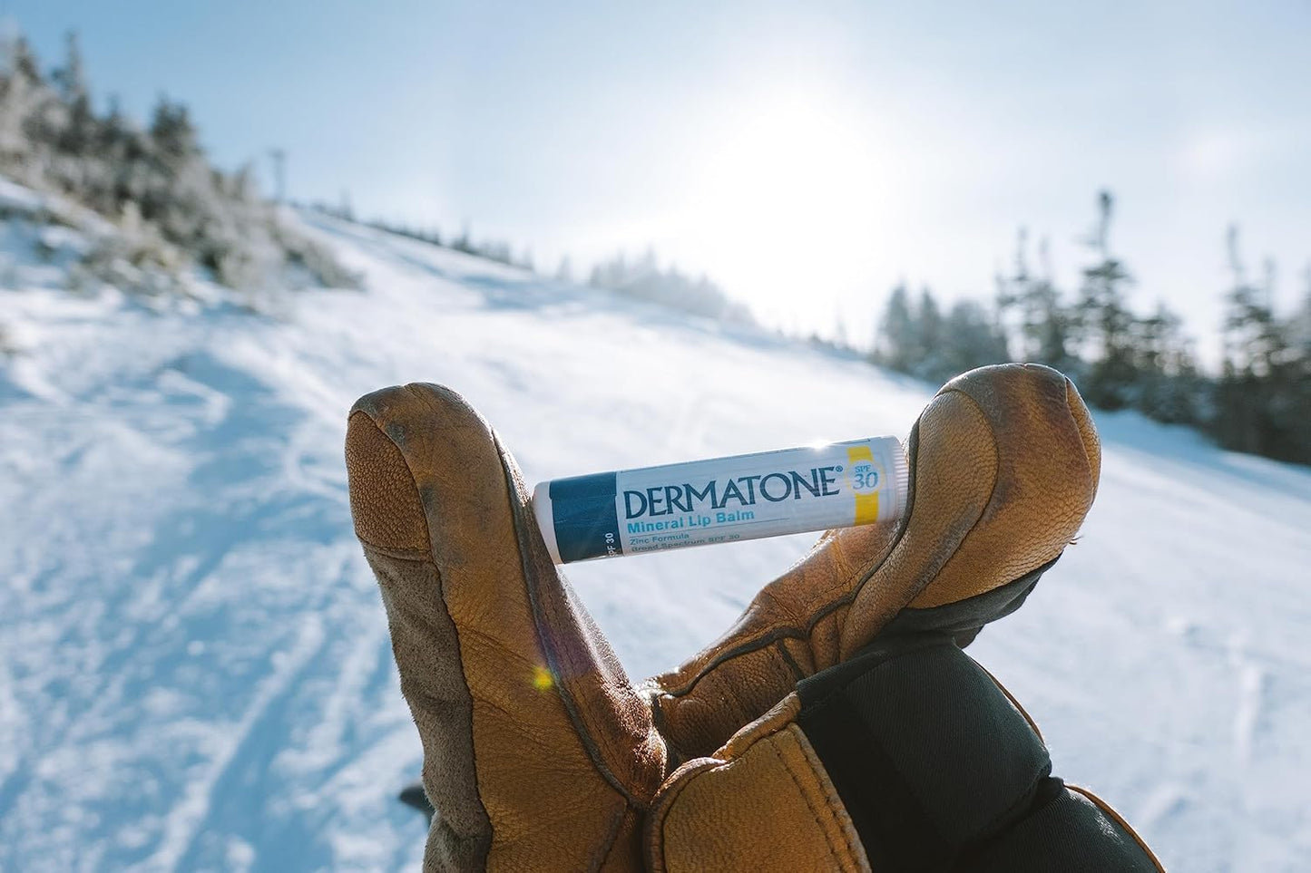 Dermatone Mineral Lip Balm SPF 30 | Moisturizing, Reef Safe, Oxybenzone Free | Jojoba Oil, Avocado Oil, Vitamin E | Zinc Oxide Lip Balm with SPF 30 | 0.15 oz (3-Pack)