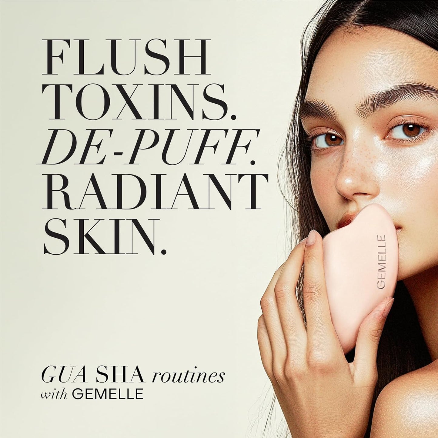 GEMELLE Lymphatic Gua Sha Face Oil | 10x Award Winner | Detox, Plump, Balance, Hydrate | High-Altitude Rosehip, Centella Asiatica & More! | Organic, Natural, Clean Beauty | Starter, Travel 15ml