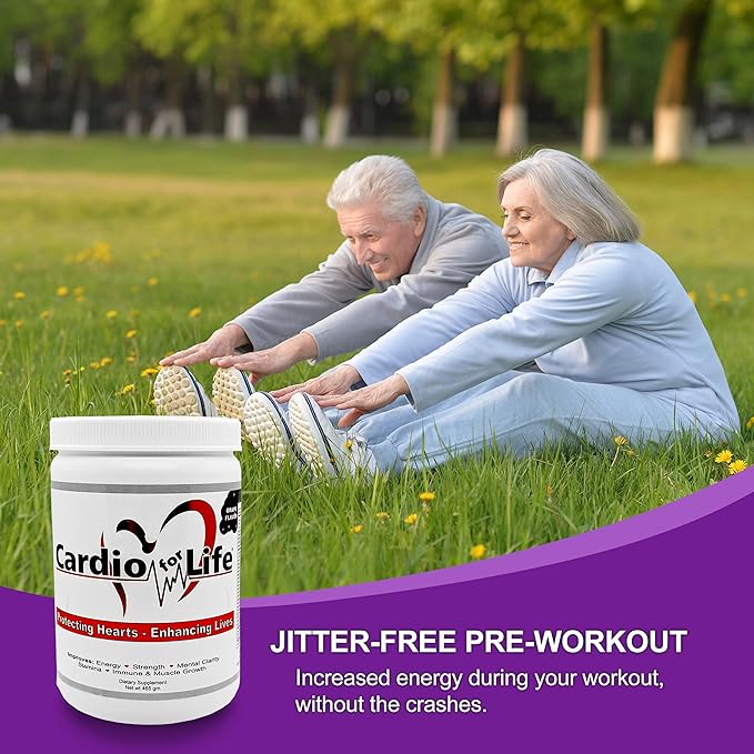 CardioForLife - 16 oz. Powder w/ AstraGin - Grape Flavor