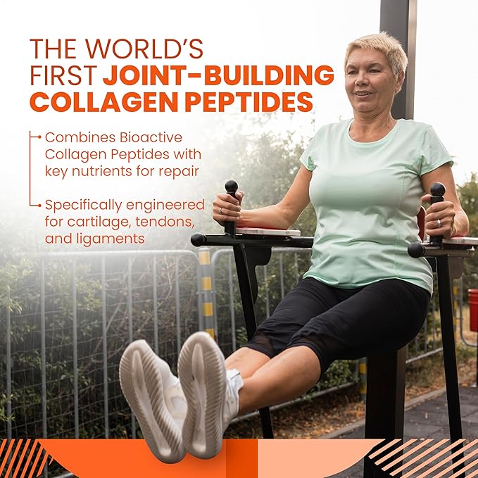 SaltWrap Collagen Synthesis Powder - Collagen Peptides for Joint Recovery with Fortigel & Tendoforte, Collagen for Women, Collagen for Men, Collagen Protein, Supports Tendons, Ligaments, NSF Certified