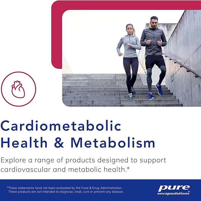 Pure Encapsulations L-Arginine - 1,400 mg - Support Nitric Oxide Production - Heart Health & Blood Flow - Gluten Free & Non-GMO - 180 Capsules