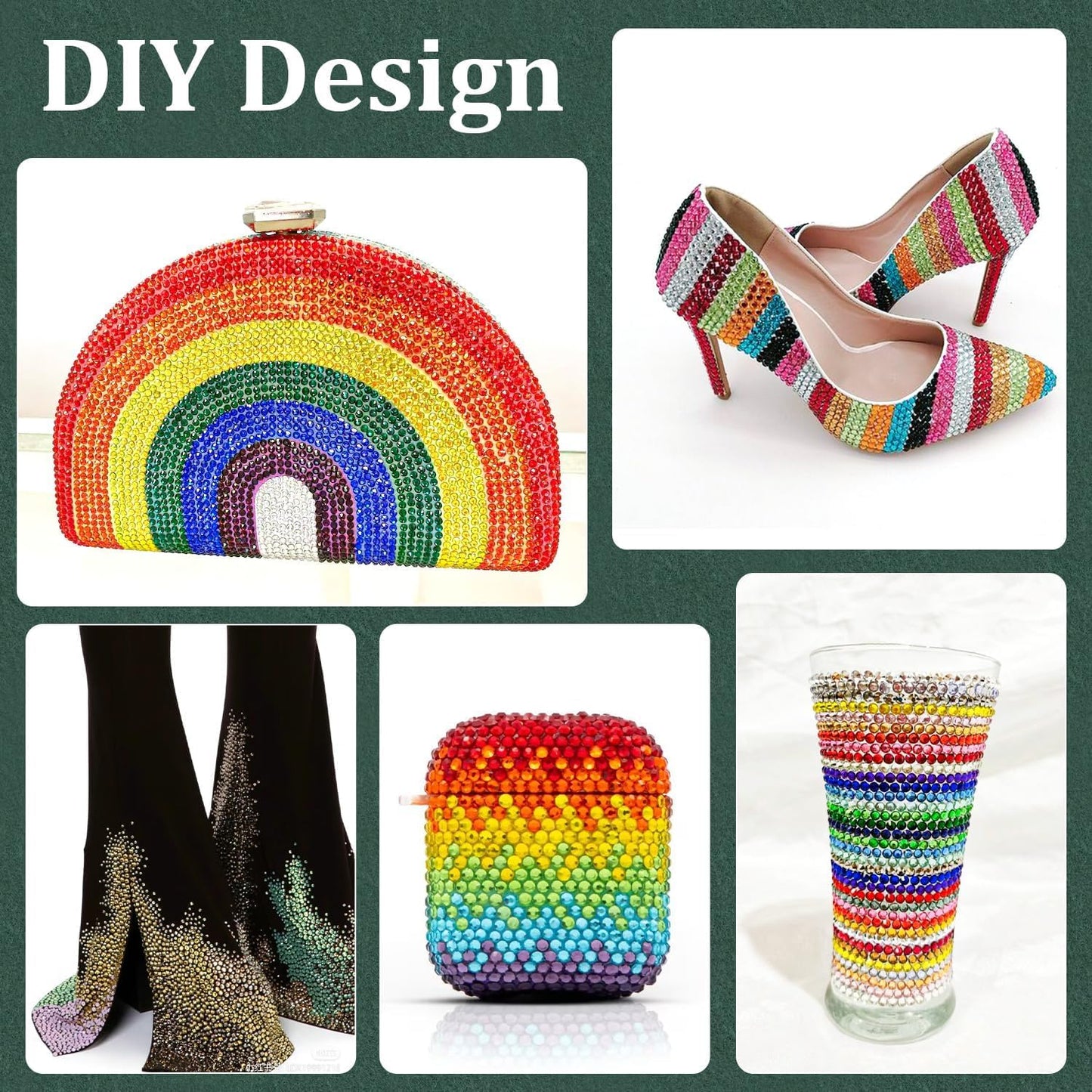 Resin Rhinestones for Crafting with B7000 Jewelry Glue, 2 Boxes Dark Red Flatback Crystals with 3Pcs 10ml Glue for Bedazzling Crafts DIY Nail Art Makeup, Gems for Clothing Shoes