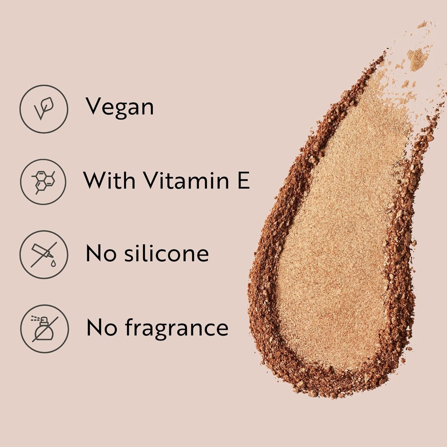 M. Asam MAGIC FINISH Satin Bronzer Amber & Walnut (0.22 oz) - 4-in-1 Bronzer Powder, Satin-Touch Texture, Creamy-Soft with Ultra-Fine Color Pigments, Vegan & Silicone-Free