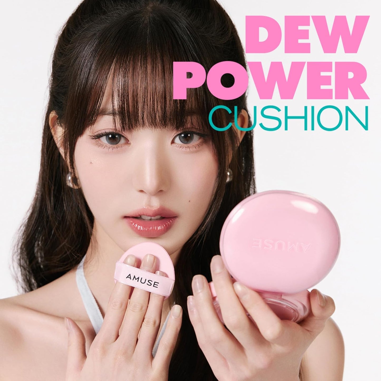 Amuse SEOUL DEW POWER VEGAN CUSHION [REFILL] | Dewy, glow, long-lasting, clean beauty, lightweight, natural look, foundation for sensitive skin, hydrating cushion ([REFILL] 03 HONEY)