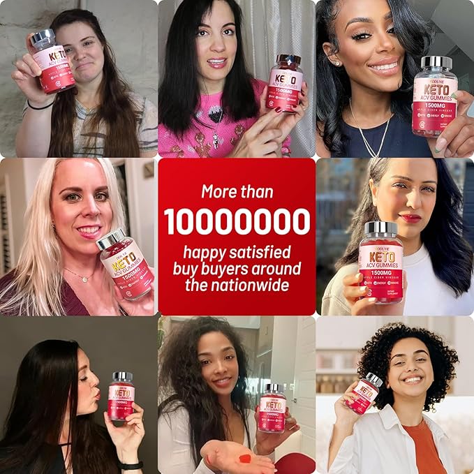 (2 Pack) Keto ACV Gummies Extreme of 1500MG, Gummies, Apple Cider Vinegar Formulated Along with Pomegranate Beet Juice Powder and B12, Vegan and Non GMO, 120 Gummys