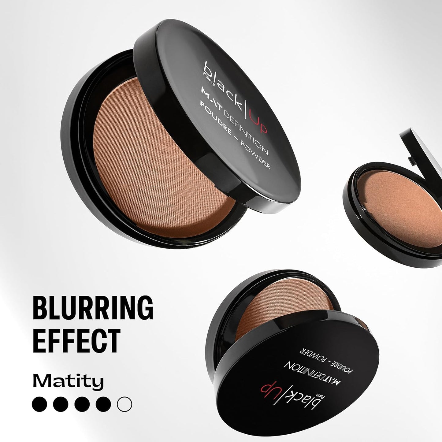 black Up Mat Definition Compact Powder