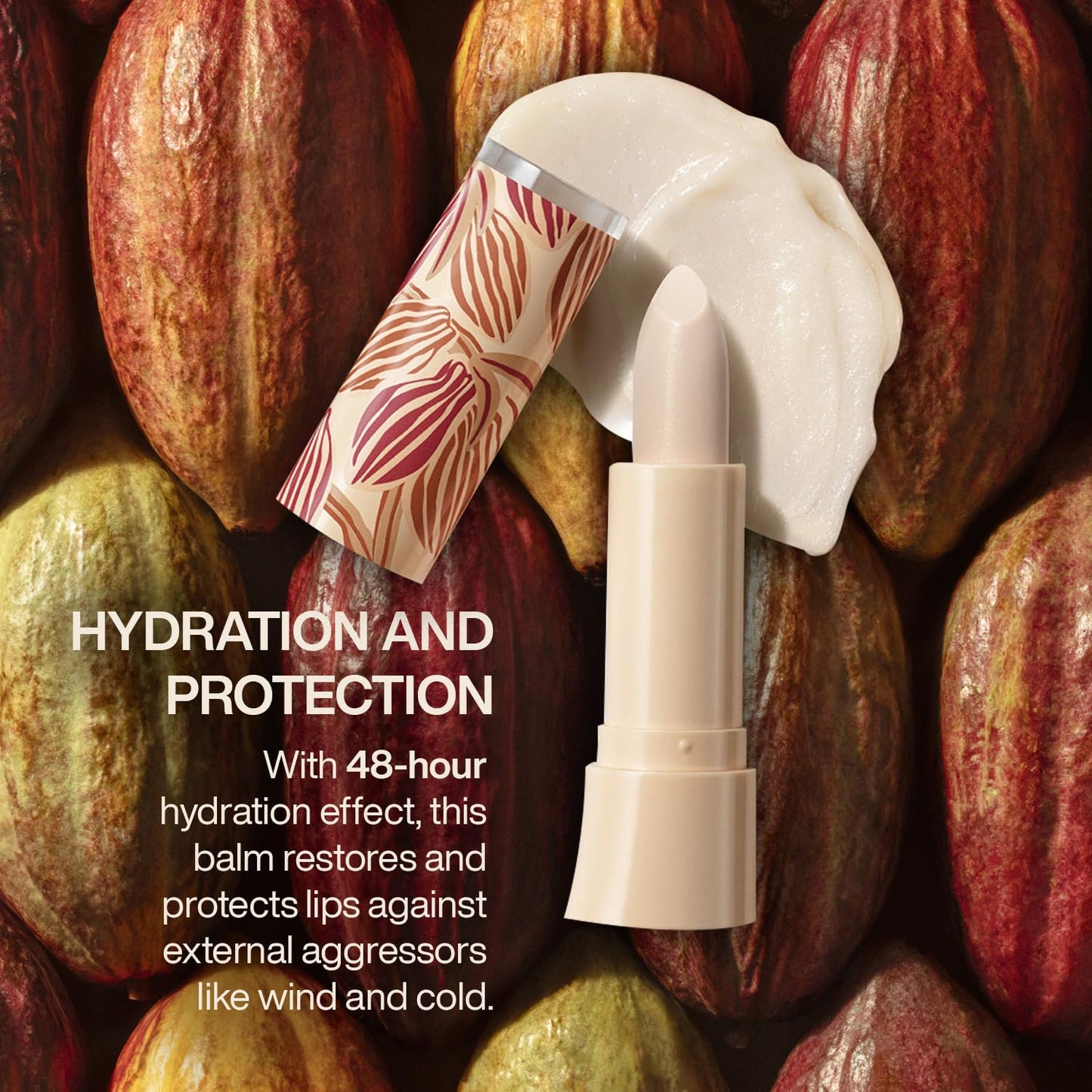 natura Ekos Cacau Lip Balm - Hydrated & Restored Lips - 48h Long-last Effect - Protects From External Aggressors - Vegan - Brazilian Beauty Secrets - Self Care - 0.12 oz (3.5g)