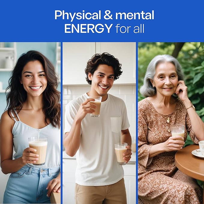 NutriBreakfast by Nutrillermo/Keto Protein Vanilla Latte Collagen Powder with MCT Oil/MCT Oil Powder with Collagen/Keto Collagen Peptides Powder with Grass-Fed Bovine Collagen Type I & III-15 Servings