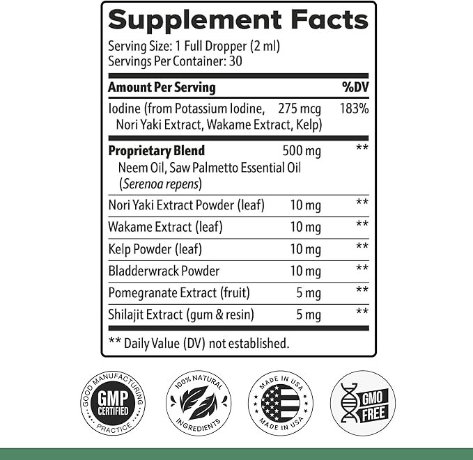 Nature's NutriWave Potent Stream Drops - Original Formula, Natural Prostate Supplements for men, bladder control supplements with Saw Palmetto - Reduce Bathroom Trips, Urinary Support - 3 Month Supply