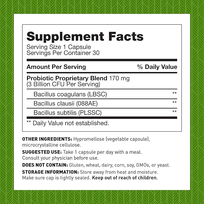 Amy Myers MD Prescription Strength Soil Based Probiotic Three Strains - Primal Earth SBO Probiotics for Normal Bowel Pattern & Healthy GI Microflora - Supports Stomach Discomfort, Bloating and Nausea