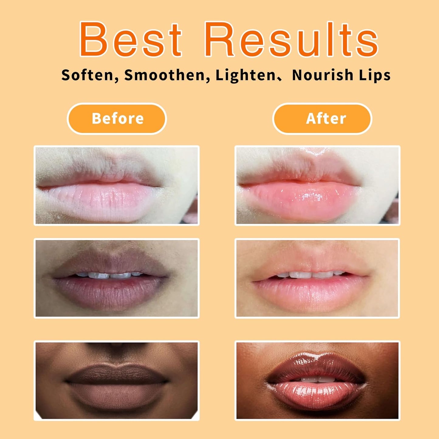 Turmeric Lip Balm for Smokers With Root Oil - Brightening for Dark Lips, Long-Lasting Moisturizer for Dry, Cracked, and Dull Lips - All Natural Hydrating Skin Care, 2 PCS