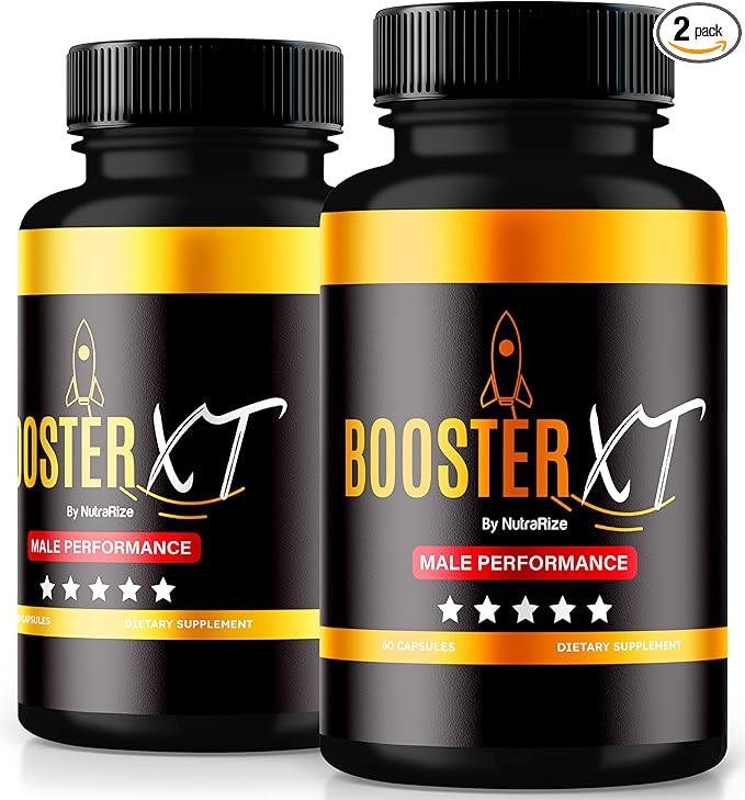 (2 Pack) Booster XT For Men, Booster XT Male Enhancing Capsules, Premium Formula To Support Daily Energy & Peak Performance, Multivitamin Pills For Overall Health, BoosterXT Reviews (120 Capsules)