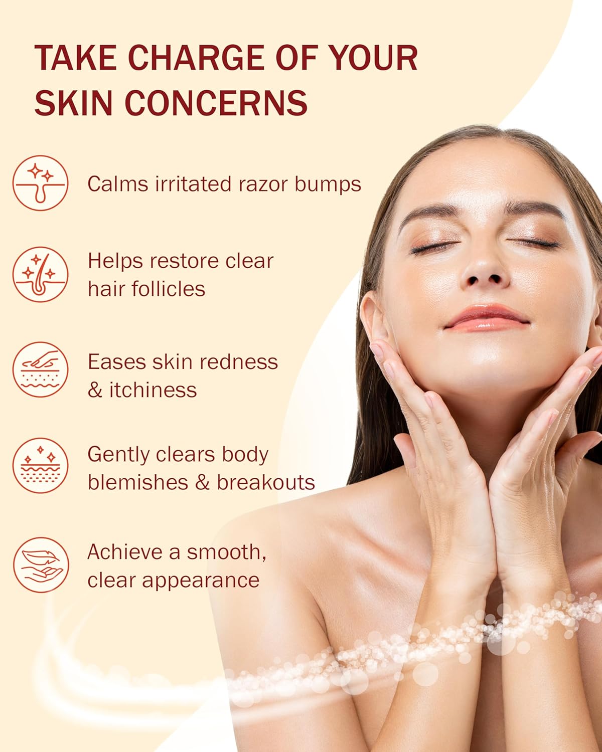 Folliculitis Treatment 2% BHA Body Spray - Salicylic Acid with Tea Tree Oil & Aloe Vera - Spray Moisturizer for Dry Skin, Clogged Pores & Irritation by Made in USA, 4 fl. oz