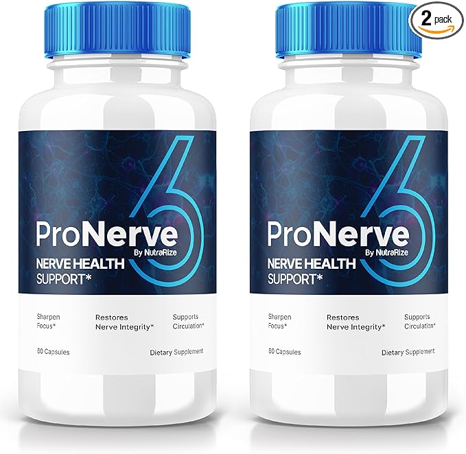 (2 Pack) ProNerve6 Neuropathy, ProNerve 6 Nerve Support Supplement, Pro Nerve 6 Capsules, ProNerve6 Pastillas Reviews (120 Capsules)