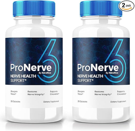 (2 Pack) ProNerve6 Neuropathy, ProNerve 6 Nerve Support Supplement, Pro Nerve 6 Capsules, ProNerve6 Pastillas Reviews (120 Capsules)