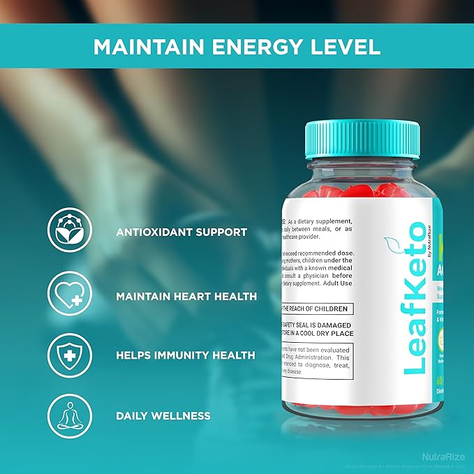 (2 Pack) Leaf Keto ACV Gummies, Official Keto + ACV Supplement, Apple Cider Vinegar, Keto Plus ACV Gummy, All Natural LeafKeto, Leaf ACV Keto Gomitas Reviews (120 Gummies)