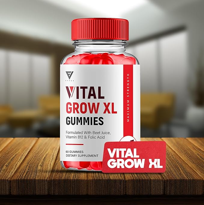 (2 Pack) Vital Grow XL Gummies, Vital Grow XL Advanced Performance and Overall Daily Health Support Supplement, VitalGrow XL Maximum Strength 1000mg Wellness Supplement Formula (120 Gummies)