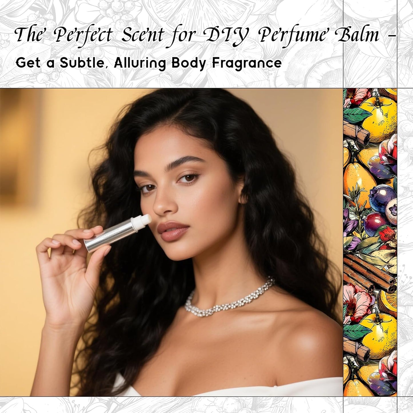 HIQILI Midnight Craving Fragrance Oil, Inspired by Y S.L's B.Lack O.pium, for Diffuser, Candle & Soap & Perfume Balm Making, Sweet Gourmand Aroma- 1 Fl Oz