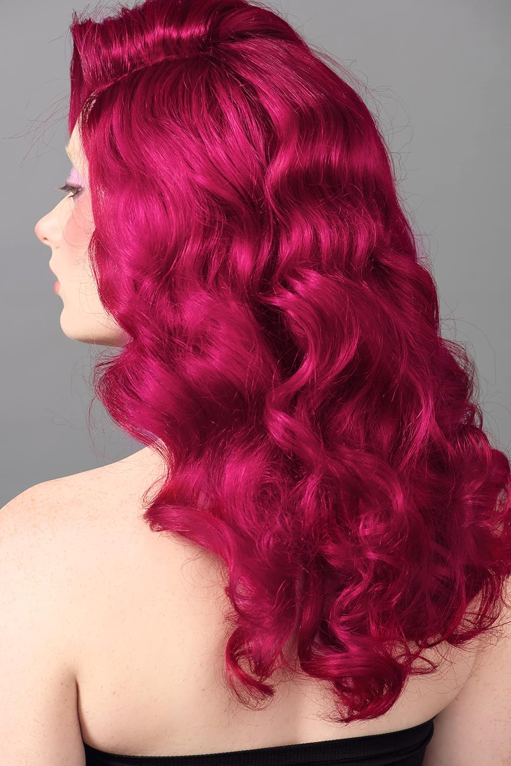 Good Dye Young Semi-Permanent Hair Color, Vegan and Cruelty-Free Magenta Pink Hair Dye, Last up to 24 Washes, Non-Damaging Conditioning Hair Color (5FL OZ, Live Laugh Love)