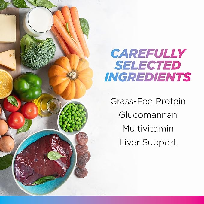 Livingood Daily Collagen Powder for Women & Men (Chocolate) - Grass-Fed Hydrolyzed Collagen Peptides, Protein & Multivitamins for Healthy Hair, Skin & Nails - Keto & Paleo, Gluten Free - 30 Servings