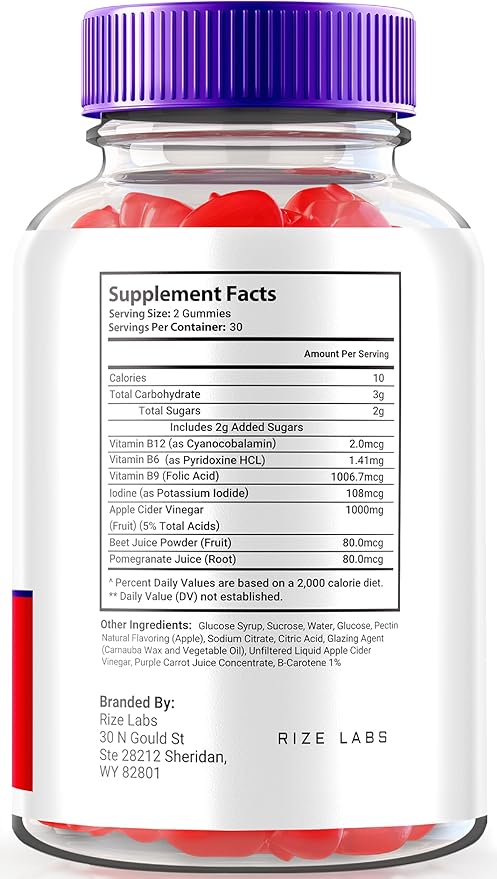 '- Metabolix Labs Keto Plus ACV Gummies - Weight Management Support Apple Cider Vinegar Supplement (60 Gummies)