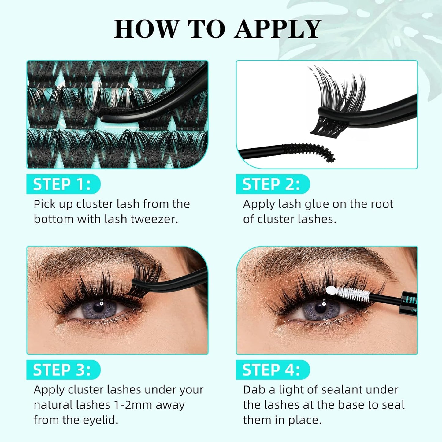 Lash Clusters Wet Look 168Pcs Eyelash Cluster Ultra-Thin Lash Band Eyelashes Extensions Spiky Anime Wide Span Lashes(Tulip,C-14mm)