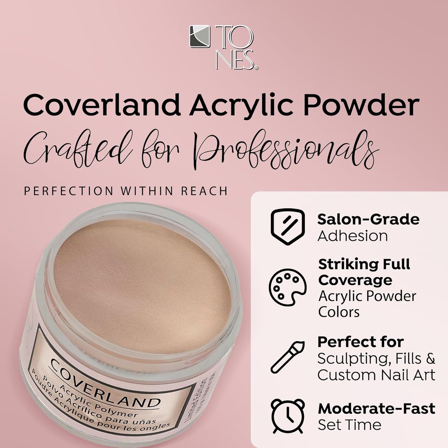 Coverland Acrylic Powder 3.5oz "Cookie Dough" - Limited Edition