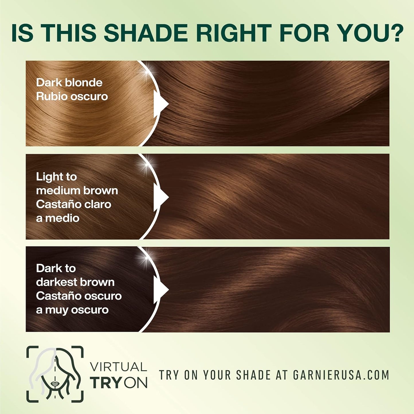 Garnier Hair Color Nutrisse Nourishing Creme, 535 Medium Golden Mahogany Brown (Chocolate Caramel) Permanent Hair Dye, 1 Count (Packaging May Vary)