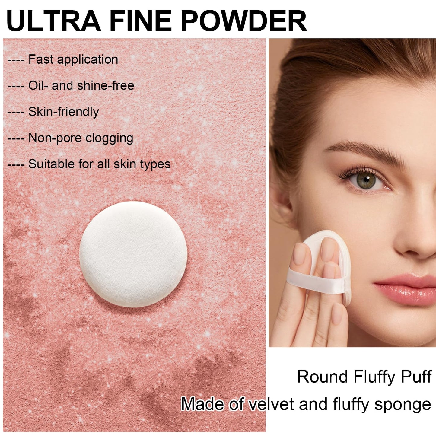 Mineral Powder Blush, SPF 35, Sunscreen Shimmer Loose Mineral Blush, Natural Face Glow Powder, Buildable Coverage for Healthy-looking Color (#07 Shine Rose BlushMakeup)