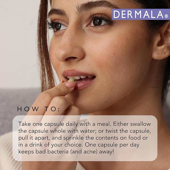 #FOBO SUPPLEMEANT to Be Acne Supplement | All Natural Daily Prebiotics Probiotics Vitamins Skin Mix with Zinc | Improve Clear Blemish-Free Radiant Skin Through Balancing Gut Health