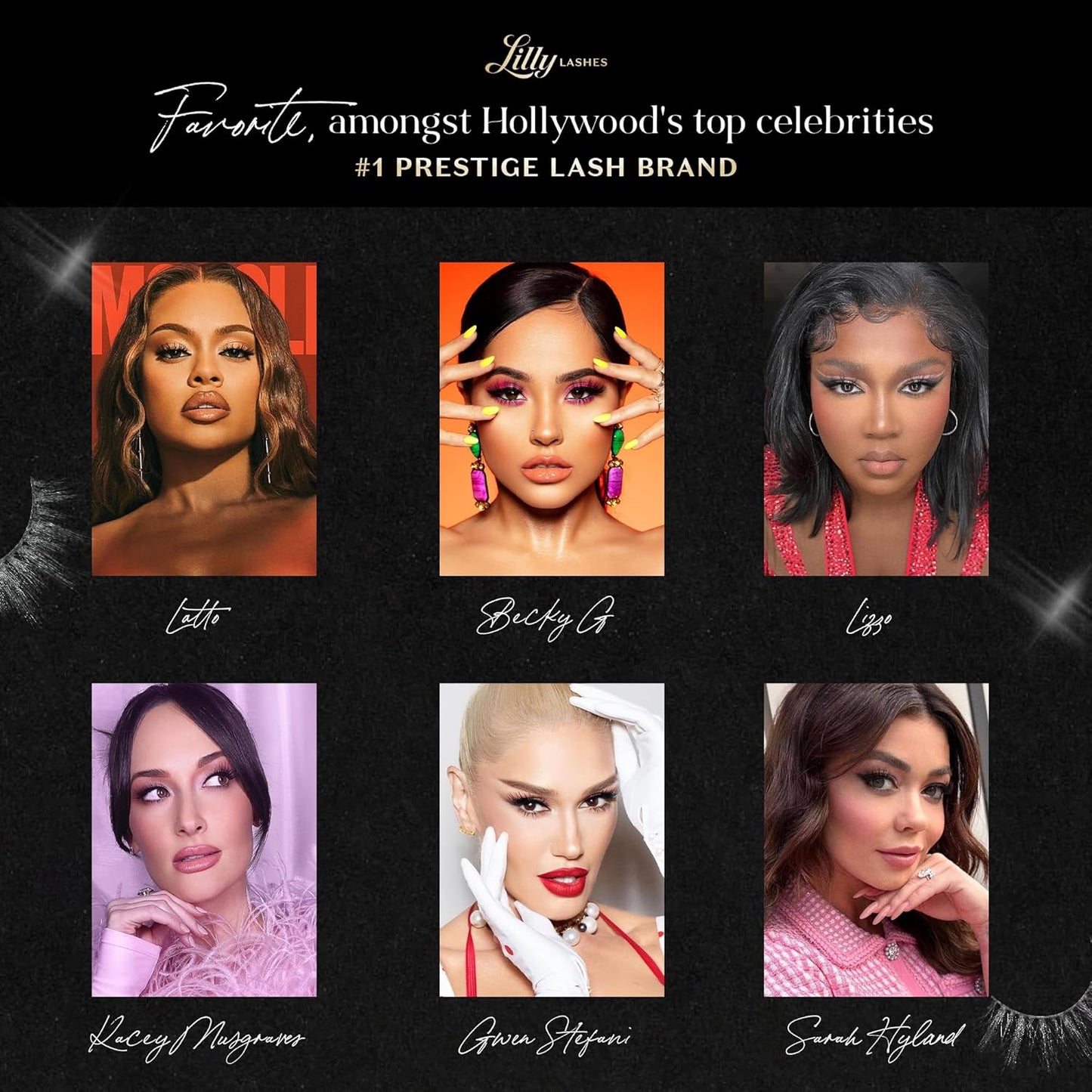 Lilly Lashes Goddess in Lite Faux Mink, Strip Lashes, Natural Lashes, Reusable False Lashes Natural Look, Lash Strips with Luxury Silk Like Fibers, No Lash Glue Included