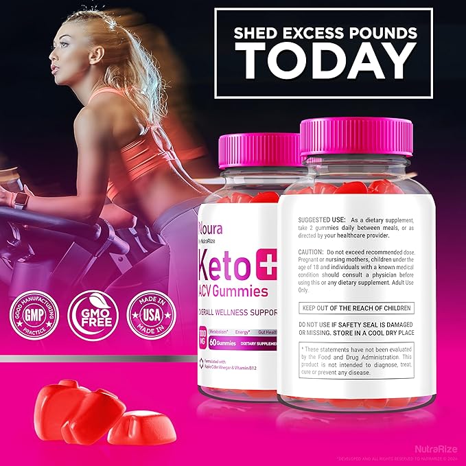 (2 Pack) Noura Keto ACV Gummies, Official Noura Keto Supplement, Keto + ACV Gummy, All Natural Keto Plus ACV, Apple Cider Vinegar Keto Reviews (120 Gummies)