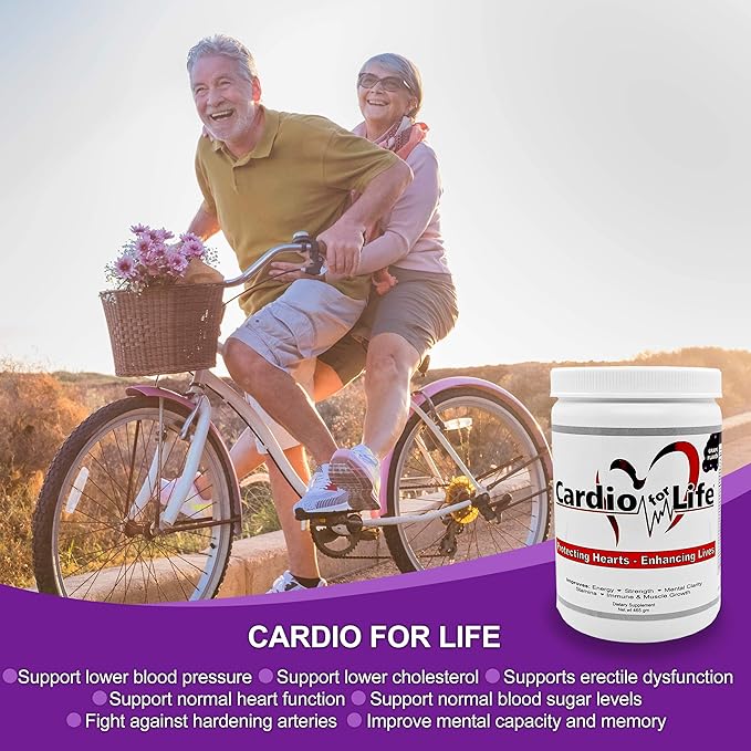 CardioForLife - 16 oz. Powder w/ AstraGin - Grape Flavor